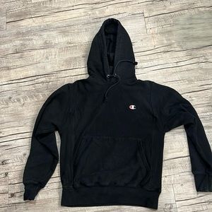 Black CHAMPION hoodie REVERSE WEAVE